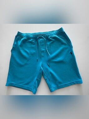 Ralph Lauren Men's Teal Athletic Drawstring Shorts